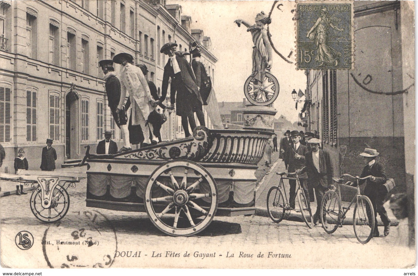 FR59 DOUAI - Fête De Gayant - Roue De La Fortune - Animée - Belle - Autres & Non Classés