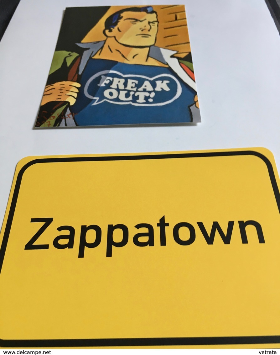 Frank Zappa : 3 Cartes Postales : Zappanale Exhibition, Zappatown-Freak Out - Autres & Non Classés