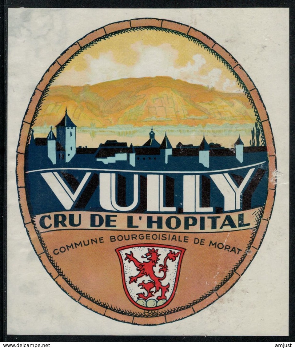 Etiquette De Vin // Vully, Cru De L'hôpital - Profesiones
