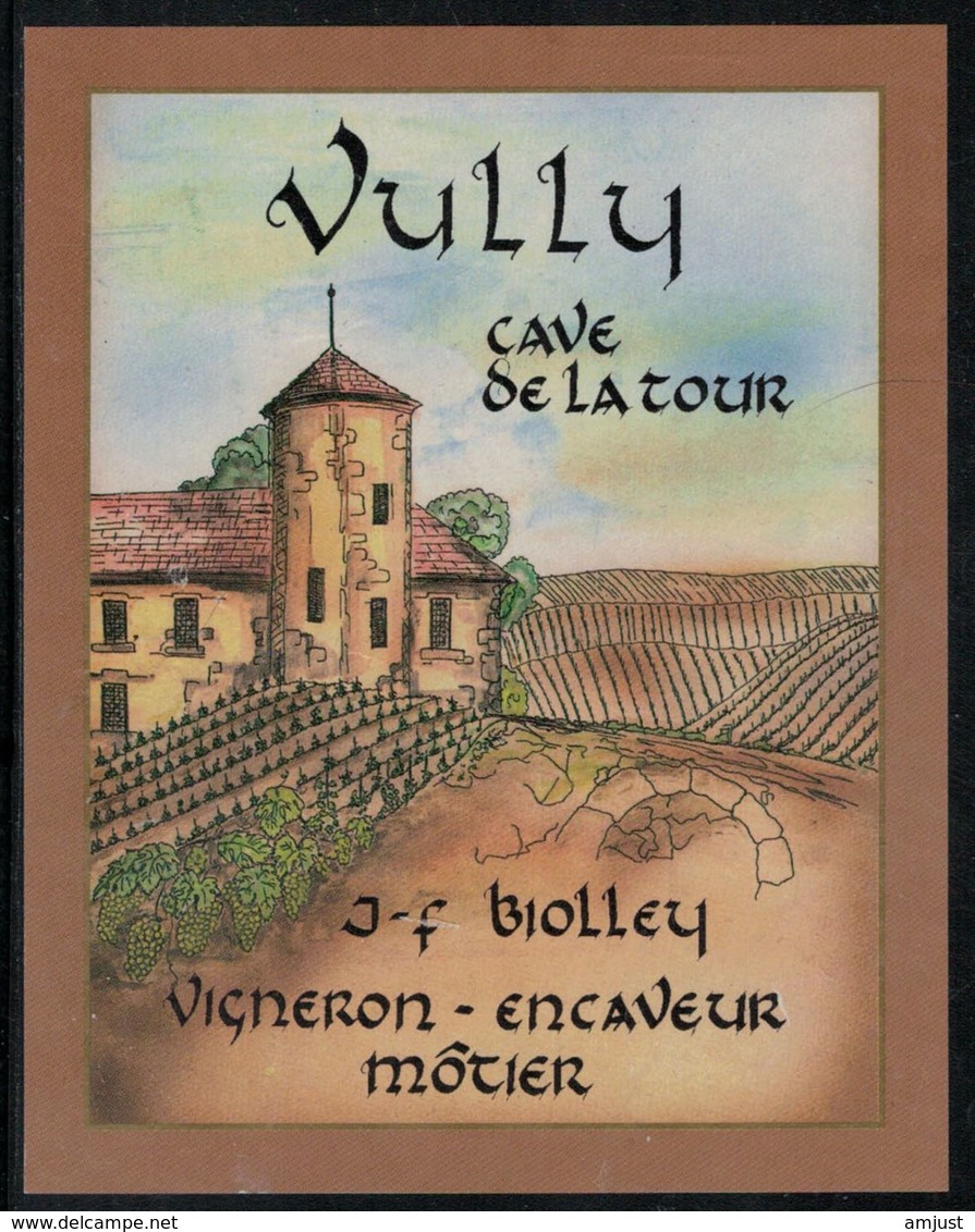 Etiquette De Vin // Vully , Cave De La Tour, Môtier - Berufe