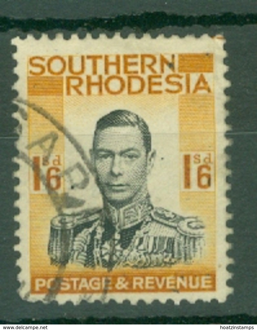 Southern Rhodesia: 1937   KGVI   SG49     1/6d    Used - Rhodésie Du Sud (...-1964)