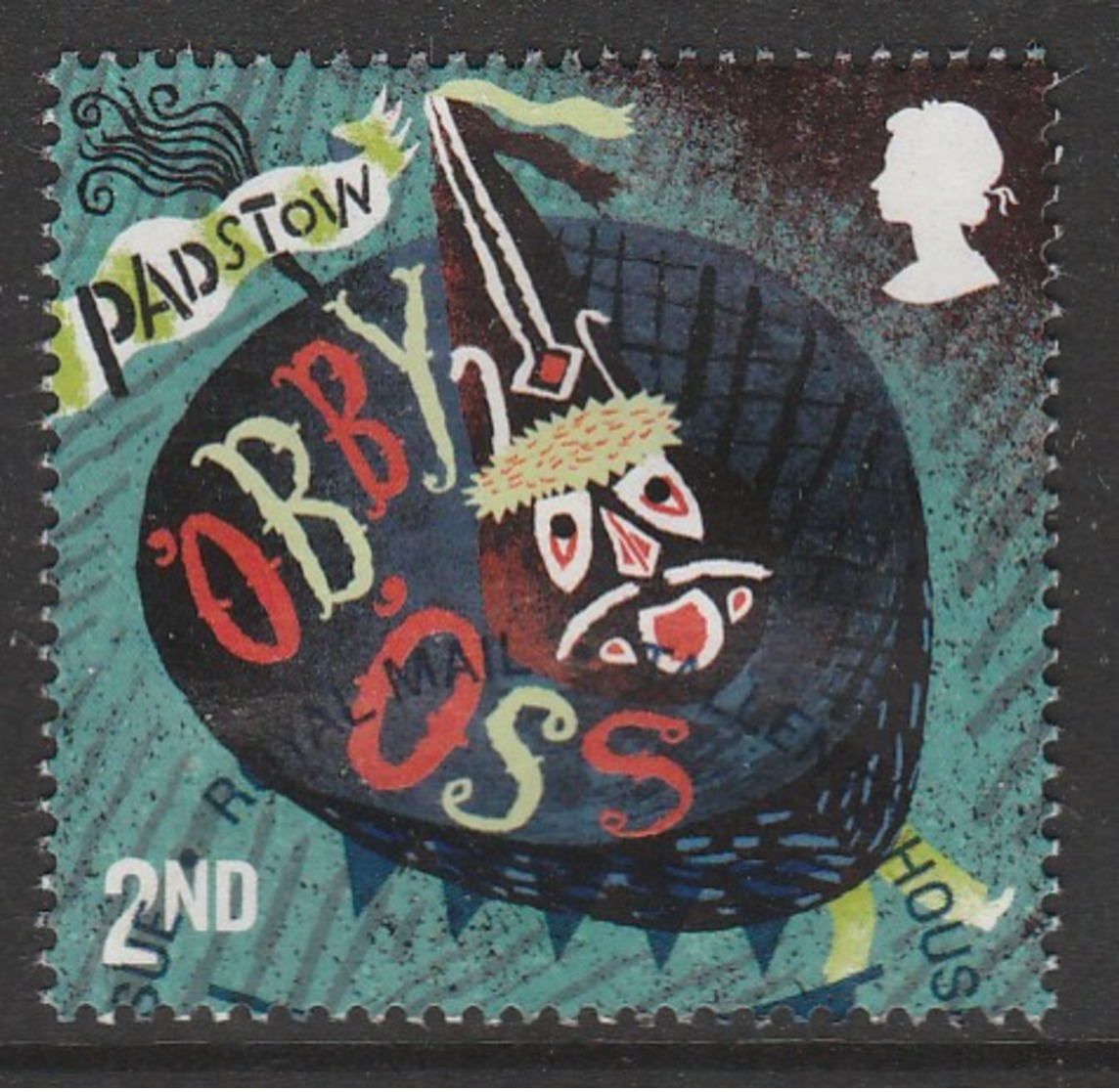 GB 2019 Curious Customs 2nd Multicoloured SW 4086 O Used - Used Stamps