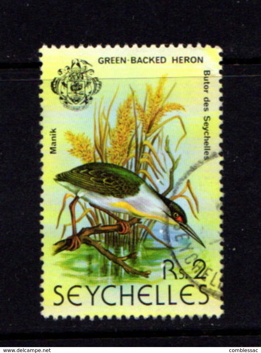 SEYCHELLES    1979    2r  Green  Heron    USED - Seychelles (1976-...)