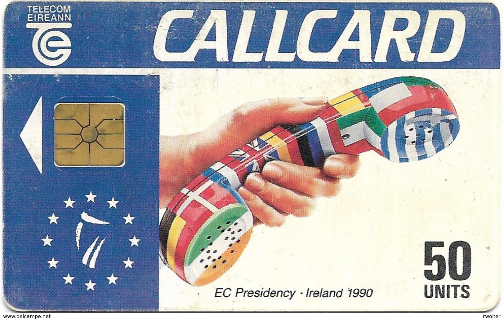 @+ Irlande - EC Presidency - Ireland 1990 - 50U - Puce Gem1A - Irlande