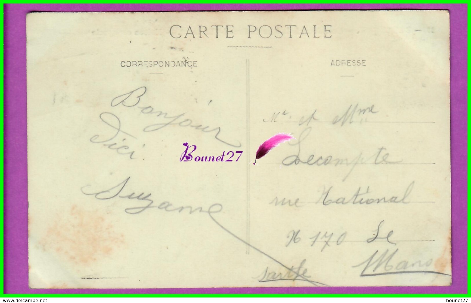 CPA (25 Doubs) BESANCON - Carrefour De La Rue Du Grand Charmont - Maison Espagnole  - Voyagé Oblitéré 1913 - Besancon