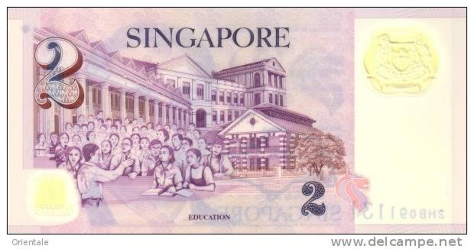 SINGAPORE P. 46d 2 D 2006 UNC - Singapore