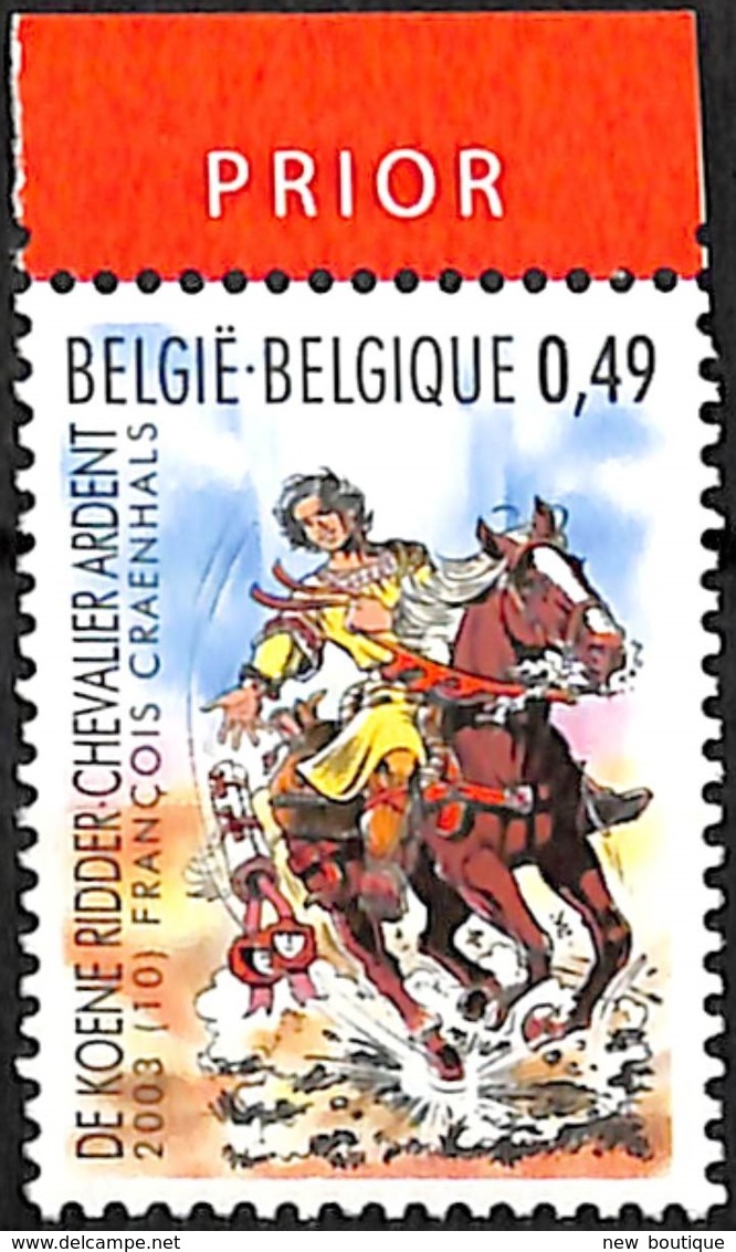 NB - [154383]TB//**/Mnh-Belgique 2003 - N° 3173, Chevalier Ardent, Prior En Haut Où En Bas, Bandes Dessinées, Art - Fumetti