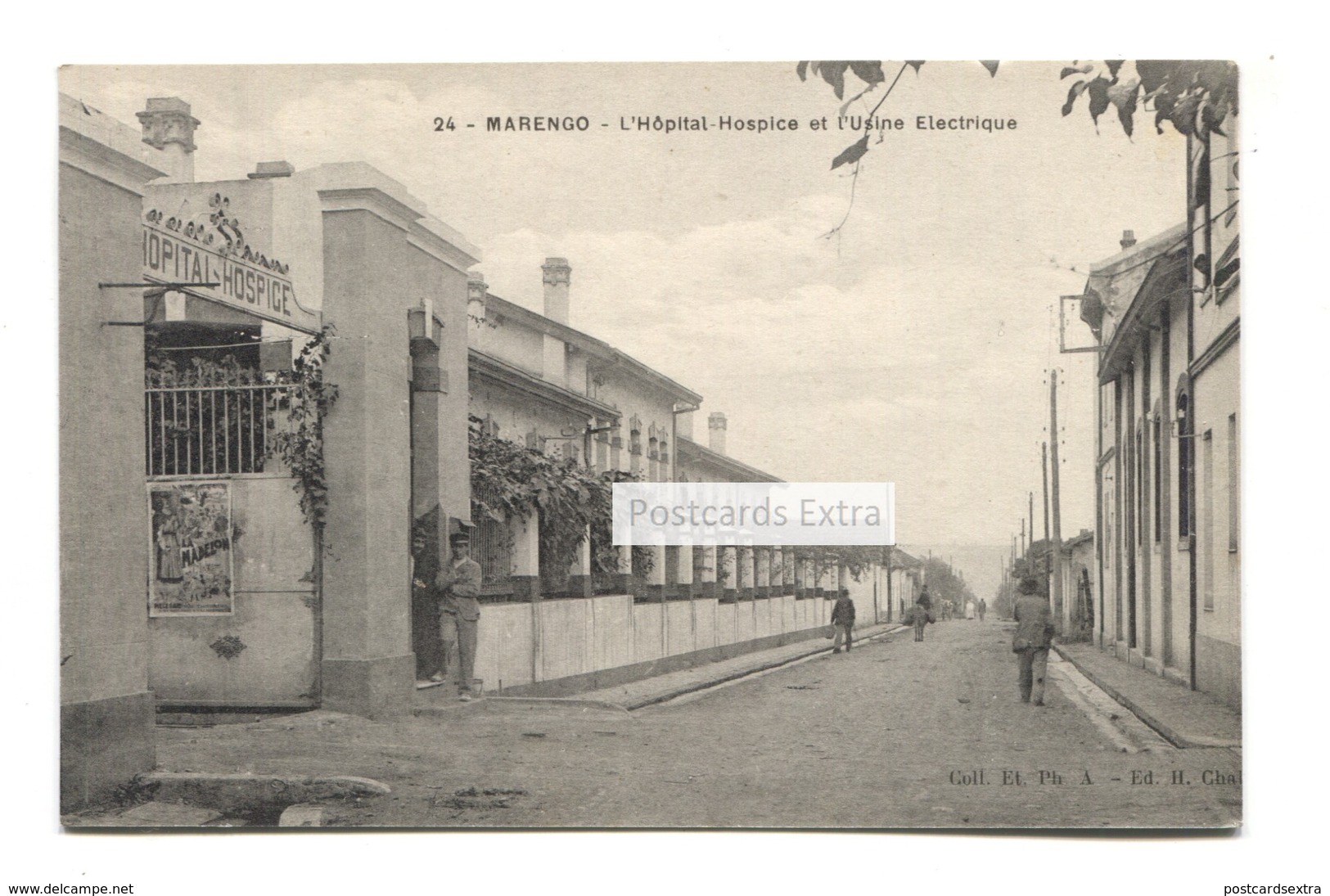 Marengo / Hadjout, Algeria - L'Hopital - Hospice Et L'Usine Electrique - Hospital & Electrical Factory - Old Postcard - Other & Unclassified