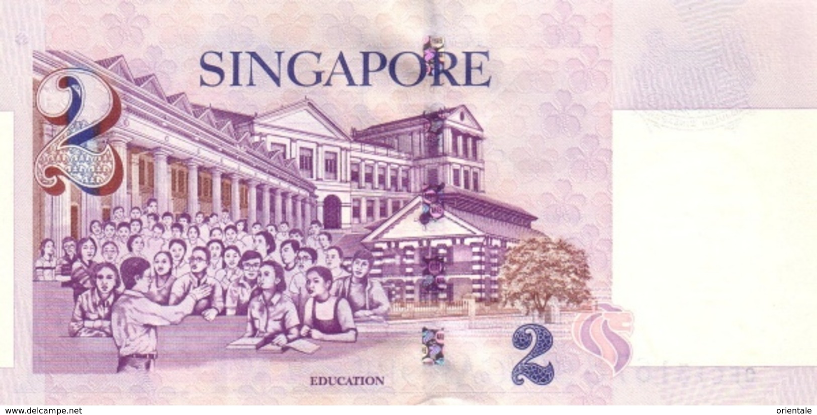 SINGAPORE P. 38 2 D 1999 UNC - Singapour