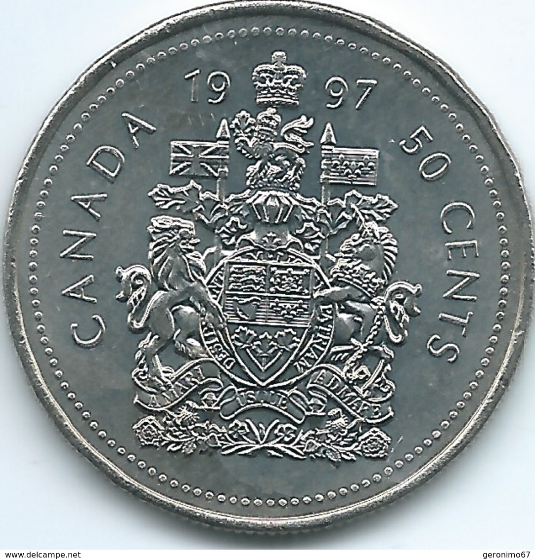 Canada - Elizabeth II - 50 Cents - 1997 - KM290 - Canada