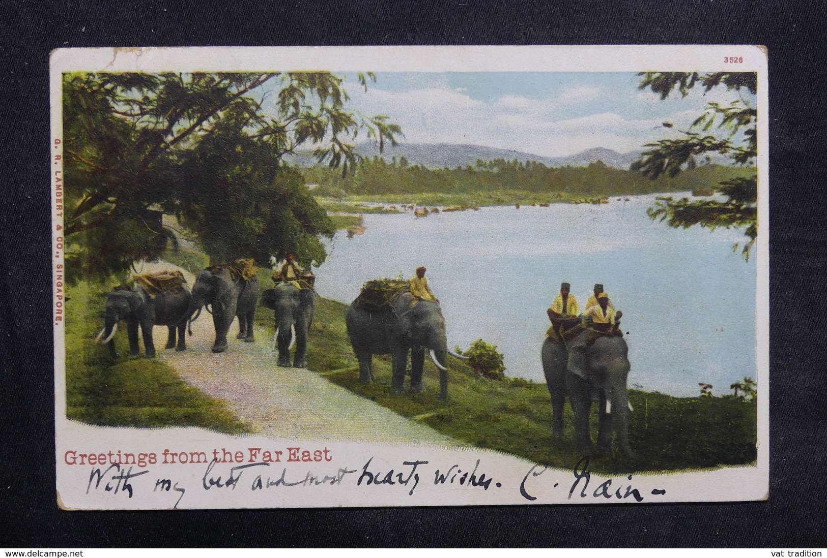 MALAISIE - Affranchissement De Seremeran Sur Carte Postale Pour La France En 1904 - L 36656 - Federated Malay States