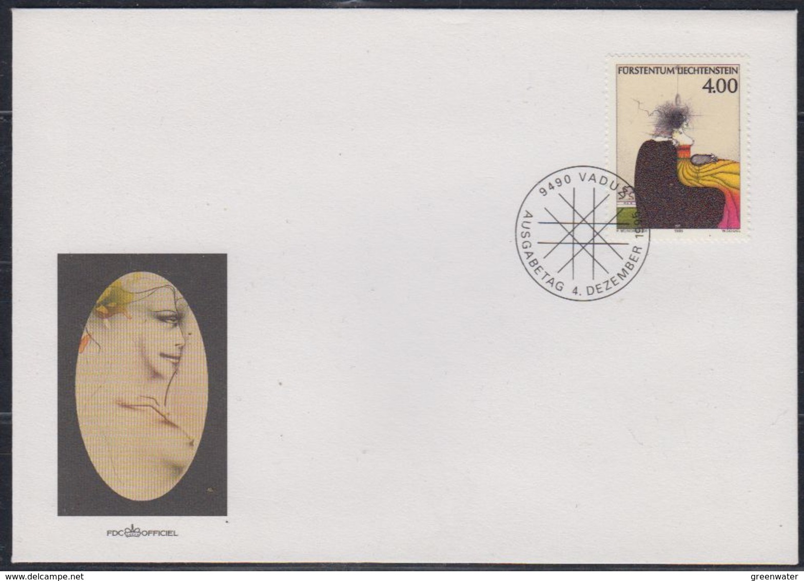 Liechtenstein 1995 Paul Wunderlich 1v FDC (43848) - FDC