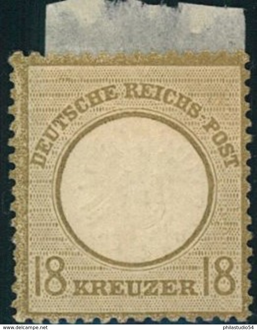 1872, 18 Kreuzer Großer Brustschild Ungebraucht, - Mi-Nr. 28 * - Ungebraucht