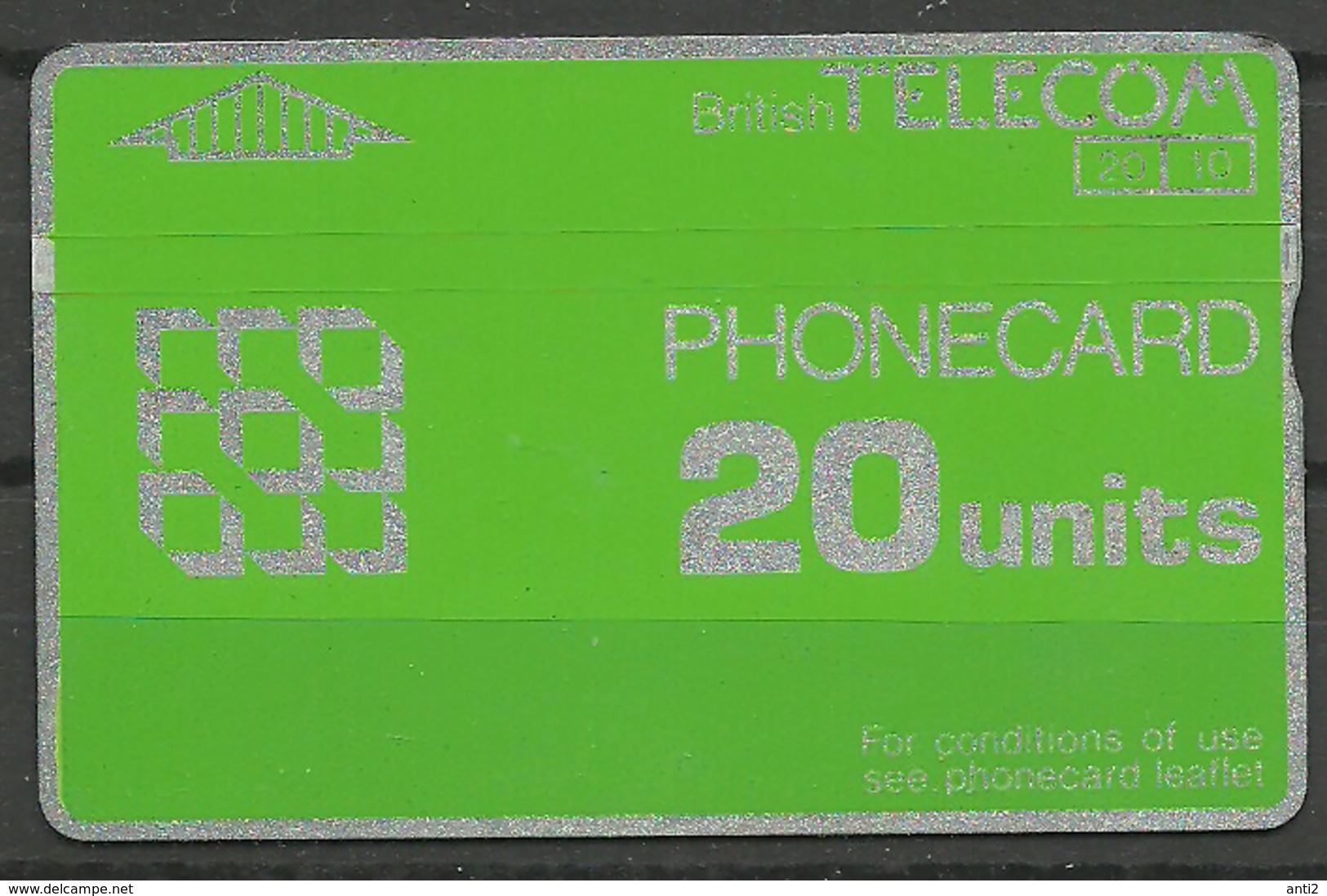 Great Britain British Telecom Phoncard 20 Units - Autres - Europe