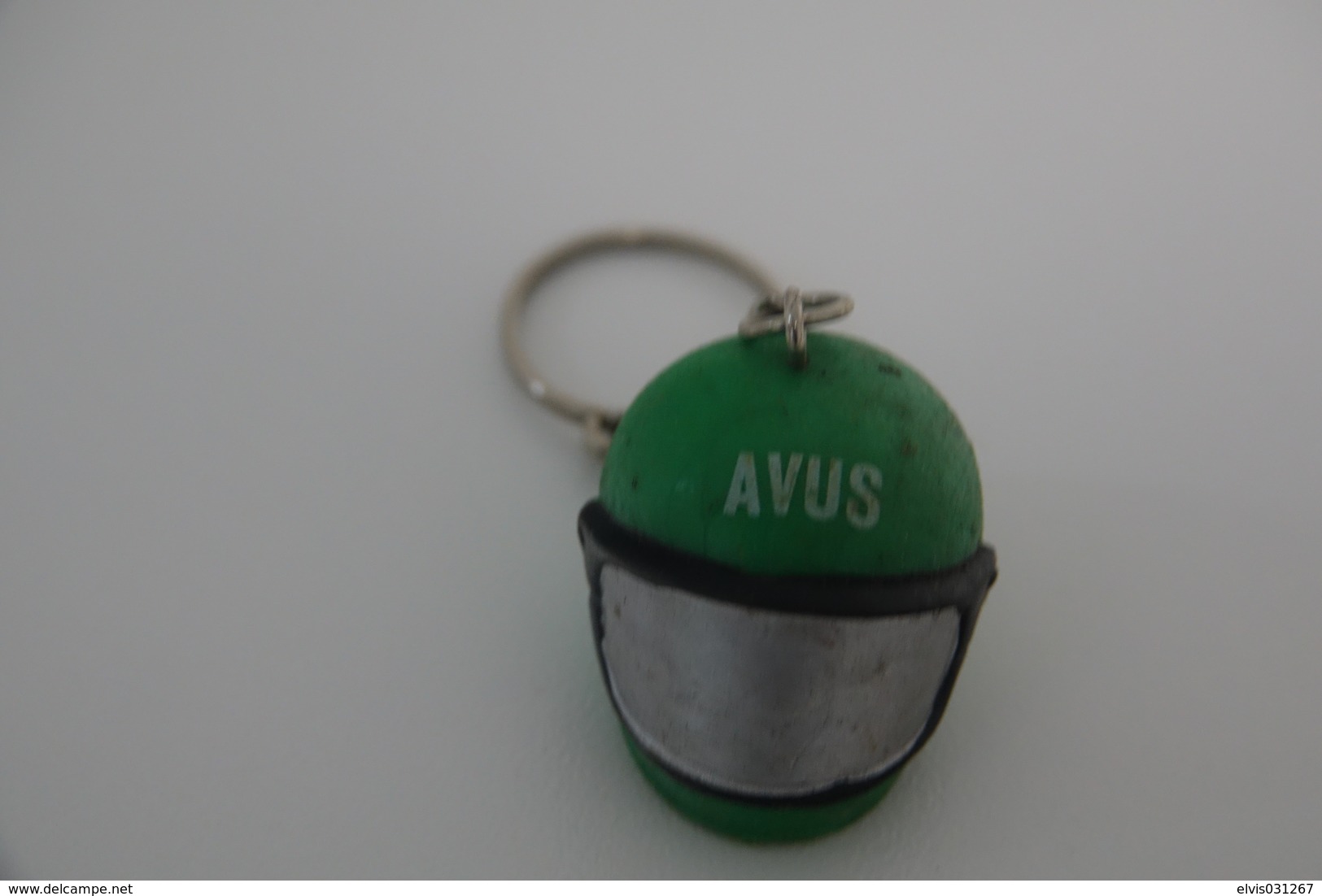 Vintage KEYCHAIN : BULLY HELMET AVUS RACING - Germany -  RaRe - 19**'s - Porte-cles - Porte-clefs