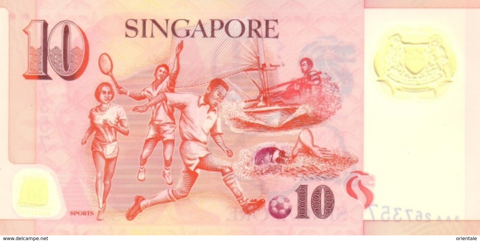 SINGAPORE P. 48a 10 D 2004 UNC - Singapore