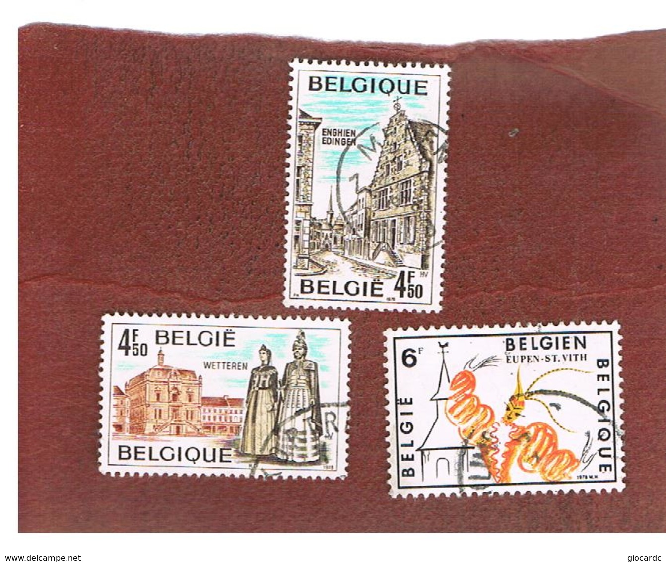 BELGIO (BELGIUM)   - SG 2535.2538 - 1978  TOURISM    - USED - Usati