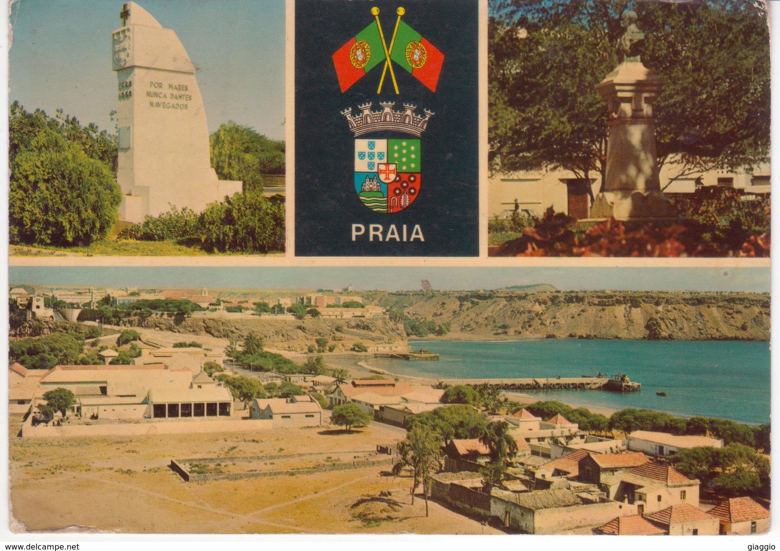 °°° 13396 - CABO VERDE - PRAIA VIEWS  - With Stamps °°° - Capo Verde