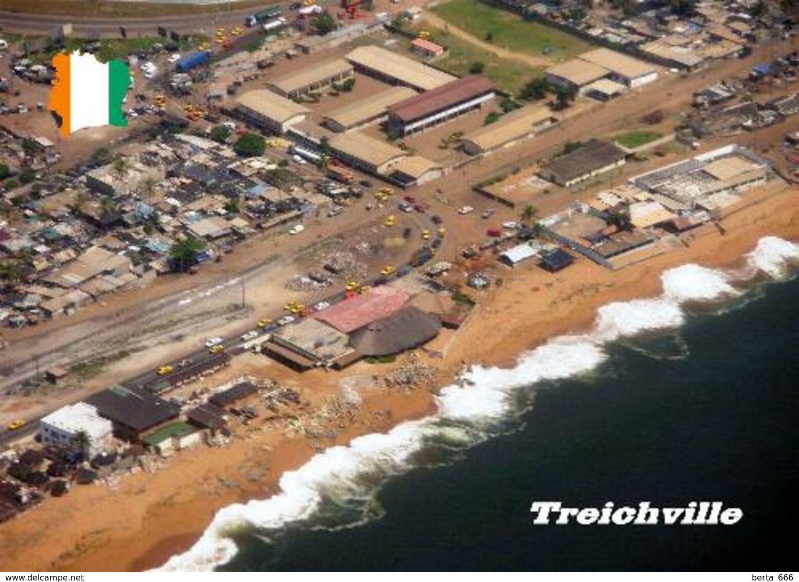 Ivory Coast Abidjan Treichville Aerial View Cote D'Ivoire New Postcard Elfenbeinküste AK - Côte-d'Ivoire