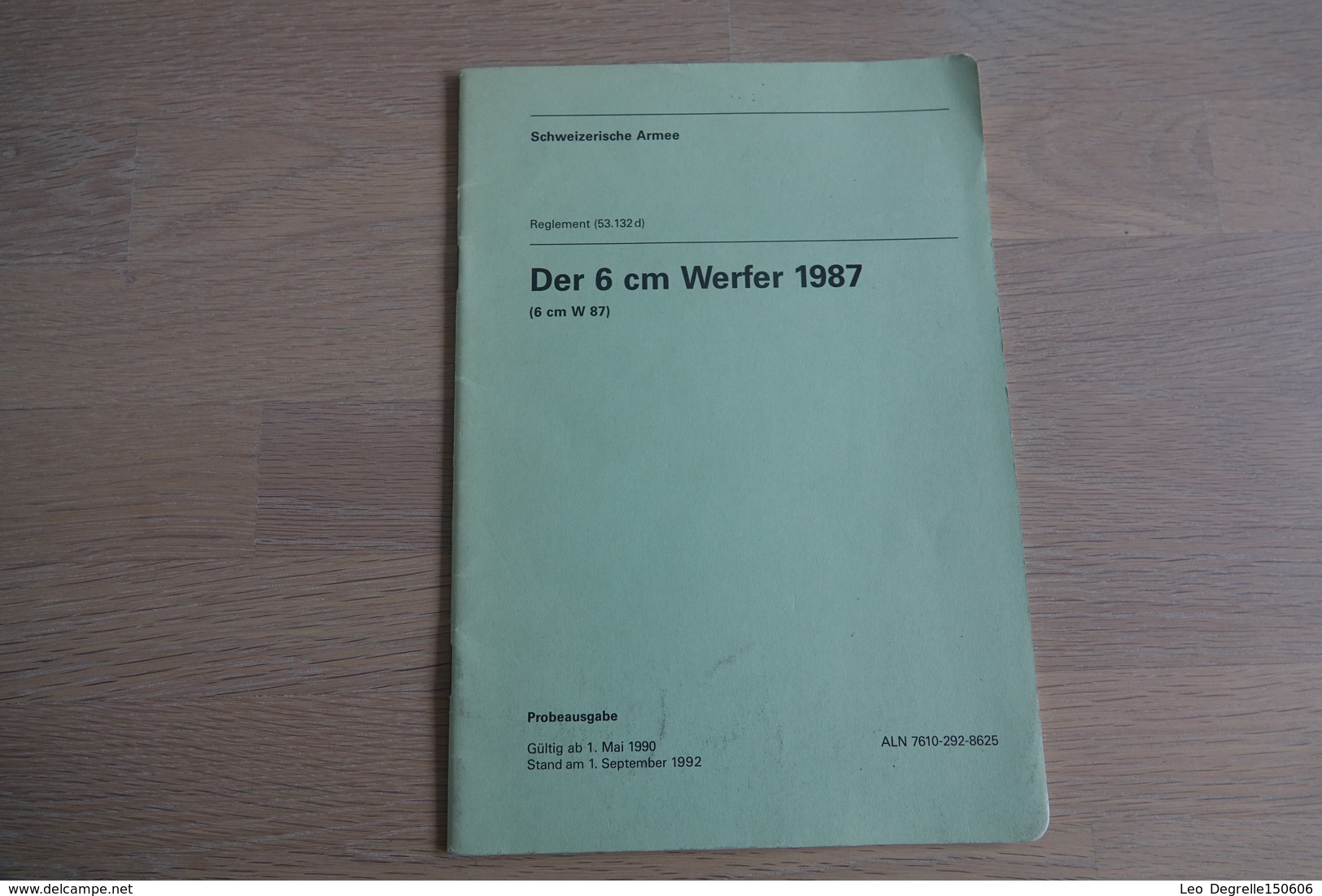 Militaria - BOOKS : Der 6 Cm Werfer 1987 - 31 Pages - 14x21x0,5cm - Soft Cover - Decotatieve Wapens