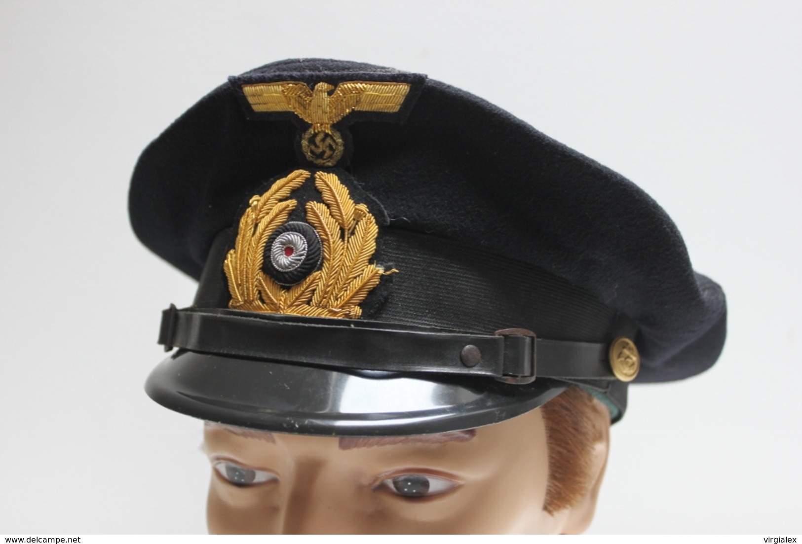 Casquettes Kriegsmarine Schirmmütze - Militaria Allemand WW2 39/45 - Marine Allemande - U-Boat