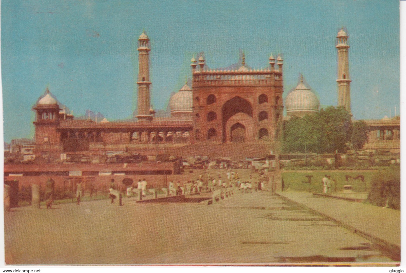 °°° 13404 - INDIA - JAMA MASJID DELHI - 1987 With Stamps °°° - India