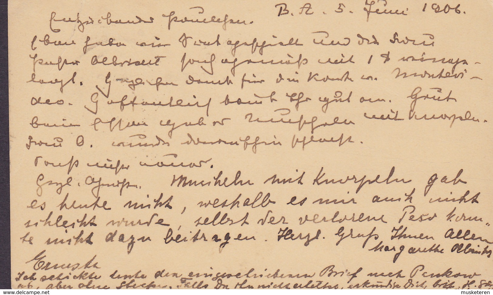 Argentina UPU Postal Stationery Ganzsache Entier 6 Centavos BUENOS AIRES 1905 PANKOW B. Berlin (Arr.) Germany - Interi Postali