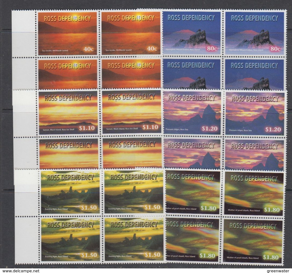 Ross Dependency 1999 Night Skies 6v Bl Of 4  ** Mnh  (43853A) - FDC