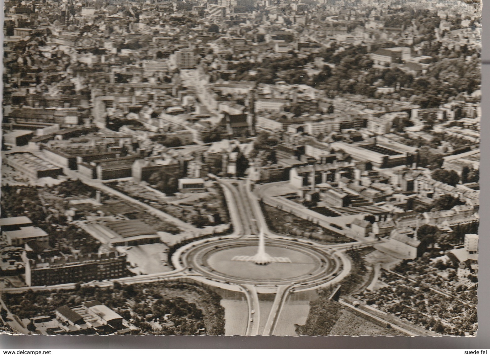 Aachen, Autobahn Verteilerring, Luftaufnahme - Aachen