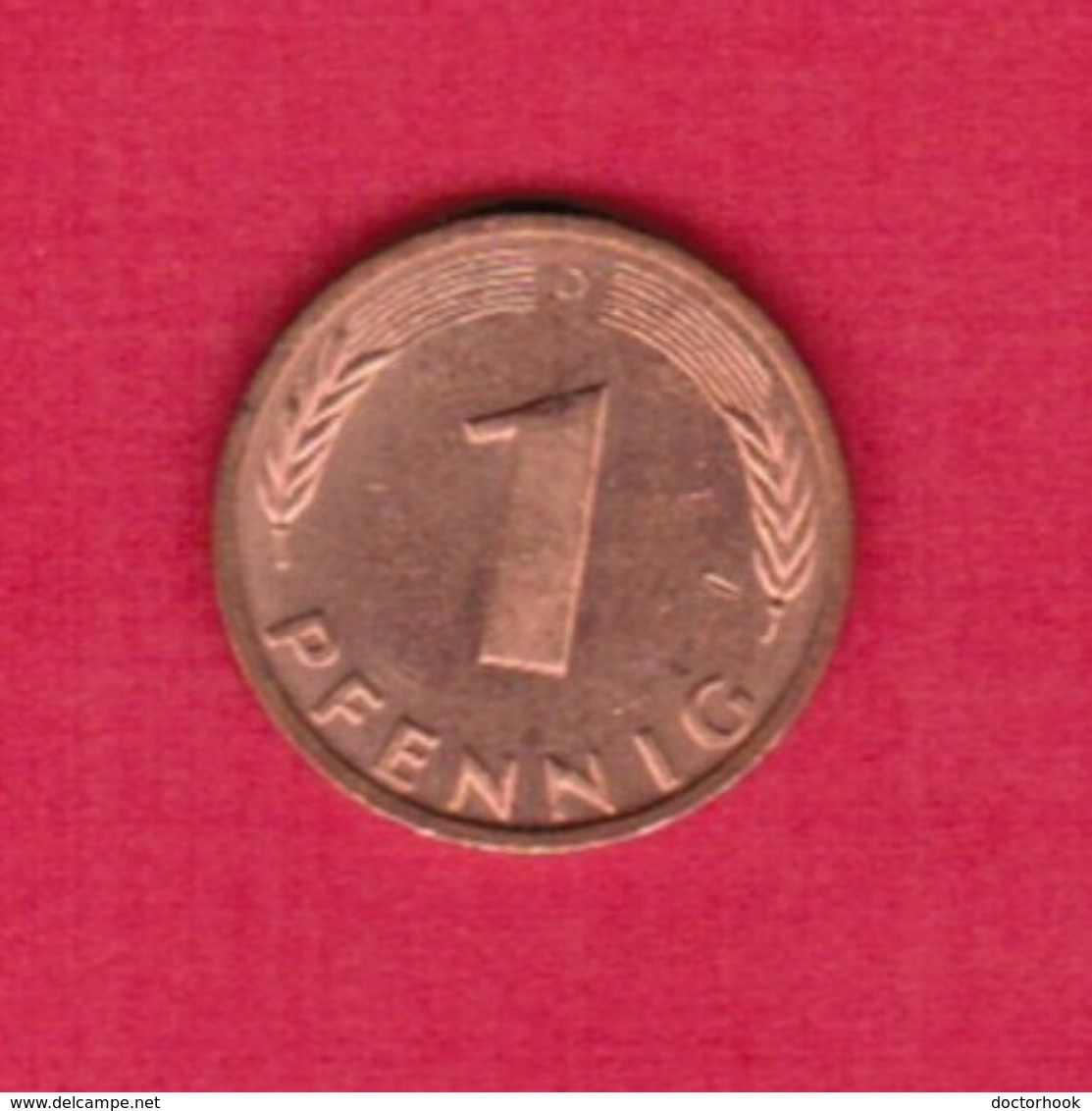 GERMANY  1 PFENNIG 1984 "D" (KM # 105) #5323 - 1 Pfennig