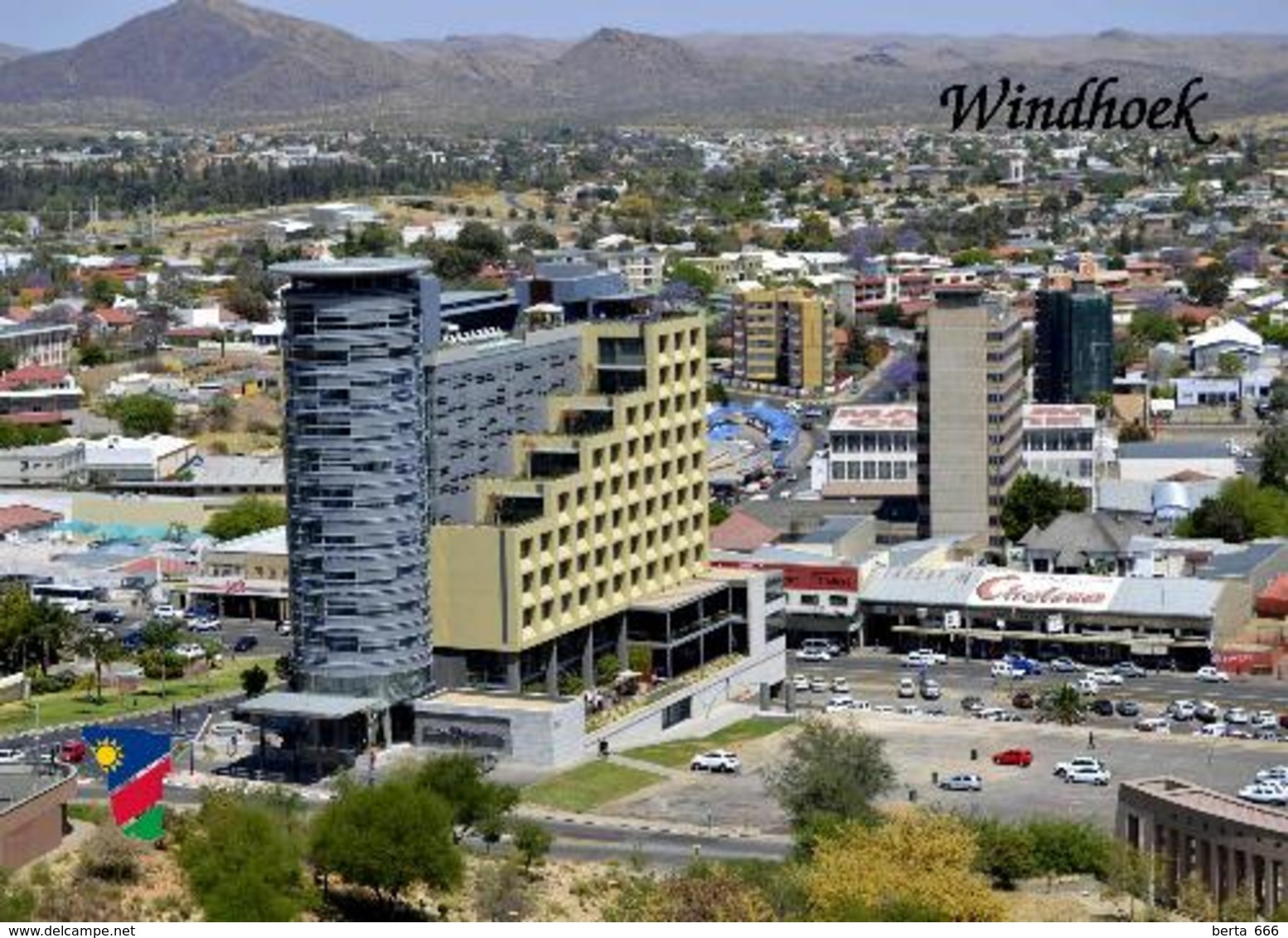 Namibia Windhoek Overview New Postcard - Namibia