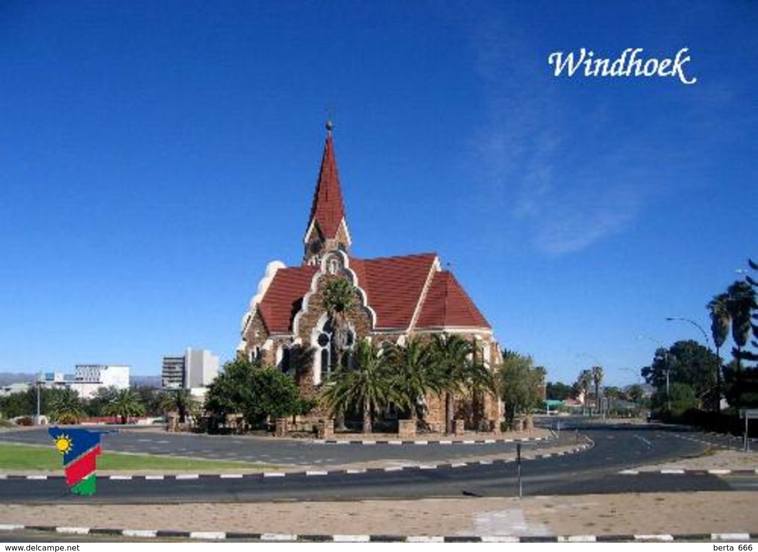 Namibia Windhoek Christ Church New Postcard - Namibia