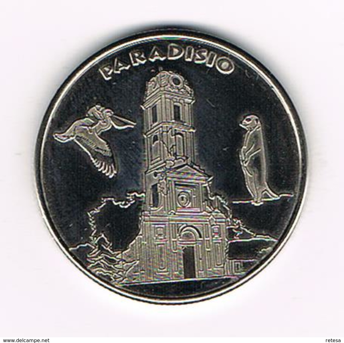 //   BELGIAN HERITAGE COLLECTORS COIN   PARADISIO - Fichas De Municipios