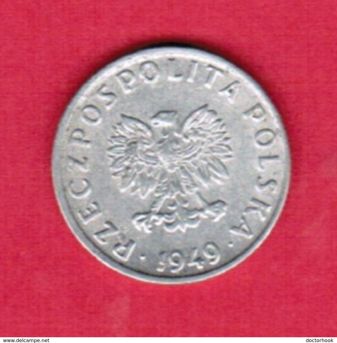 POLAND  5 GROSZY 1949 (Y # 41) #5330 - Polen