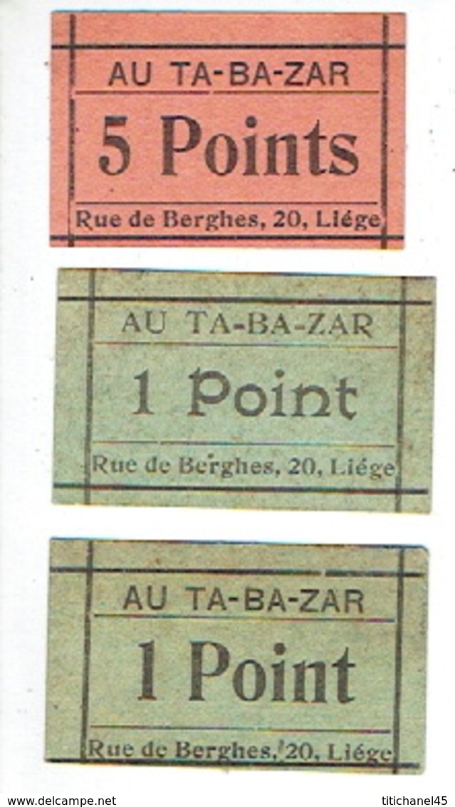 3 TICKETS Champ De Foire -  Fête Foraine -  Manège AU TA-BA-ZAR Rue De Berghes 20 LIEGE - Tickets D'entrée