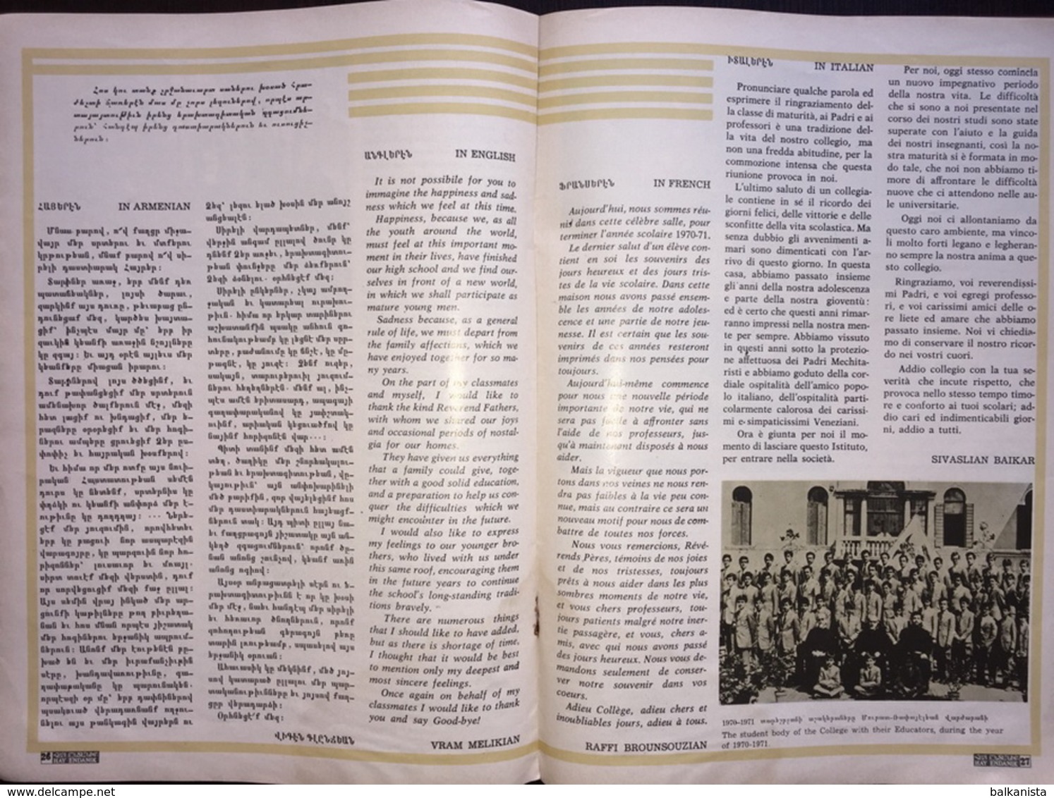 Հայ ընտանիք  Hay Endanik Armenian Magazine July-August 1971 - Zeitungen & Zeitschriften
