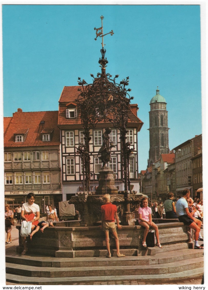 Göttingen - Marktbrunnen Mit Dem Gänseliesel - Göttingen