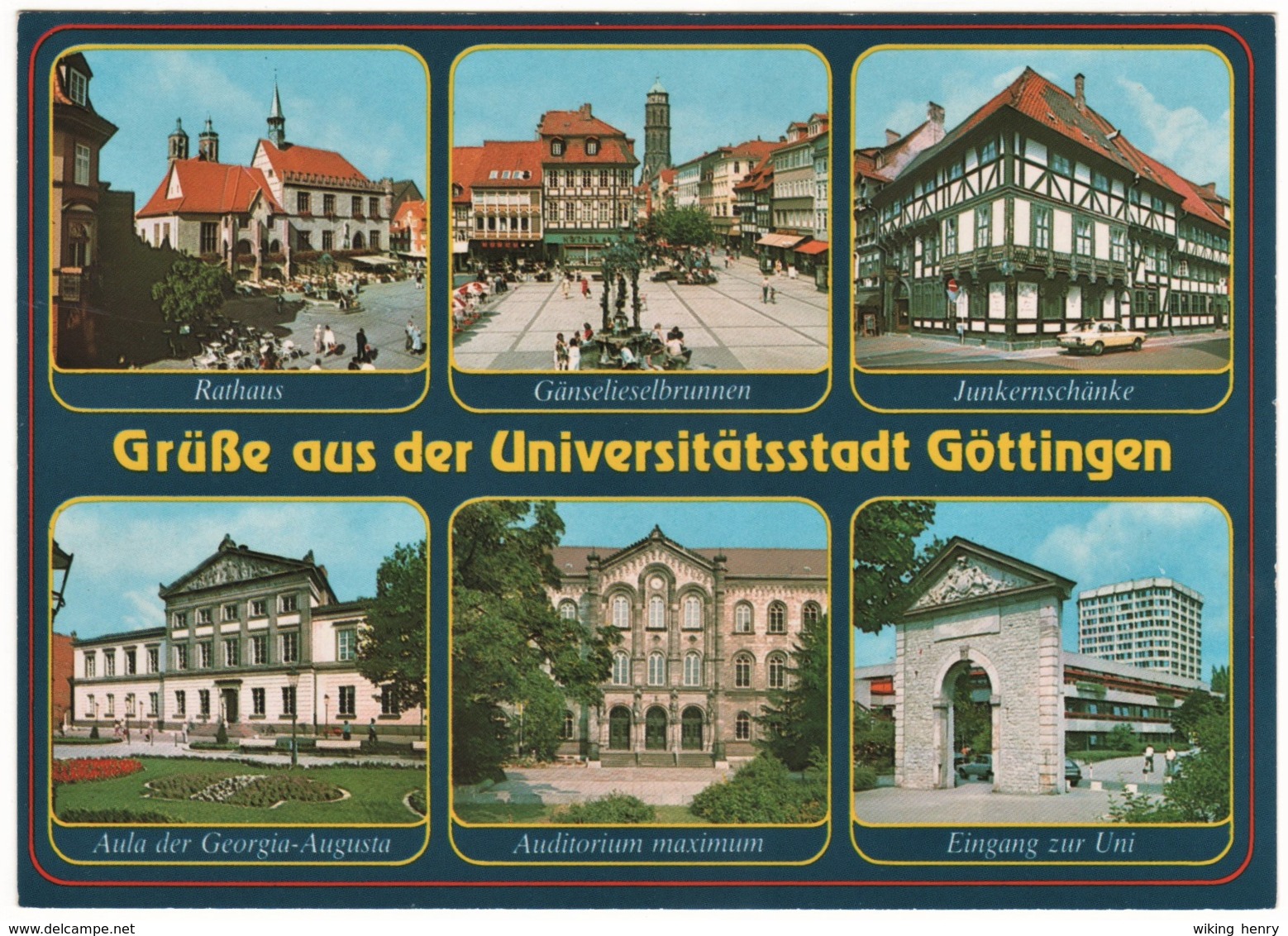 Göttingen - Mehrbildkarte 12 - Göttingen