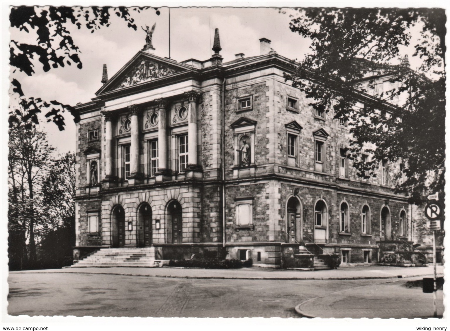 Göttingen - S/w Deutsches Theater - Göttingen