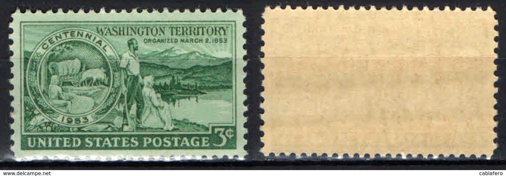STATI UNITI - 1953 - CENTENARIO DEL TERRITORIO DI WASHINGTON - MNH - Unused Stamps