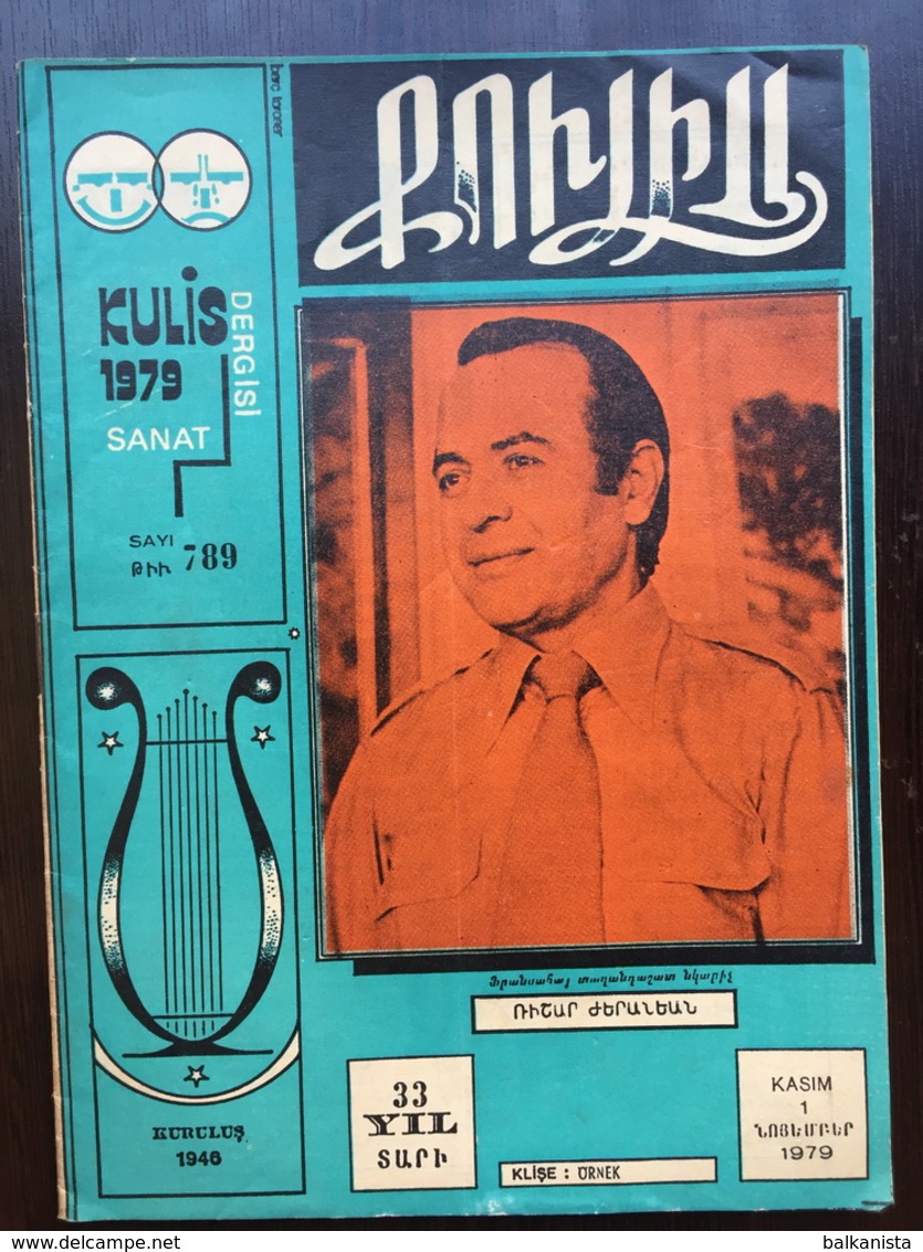 Kulis Armenian Magazine 1 November 1979 No:789 Turkey Istanbul - Revues & Journaux