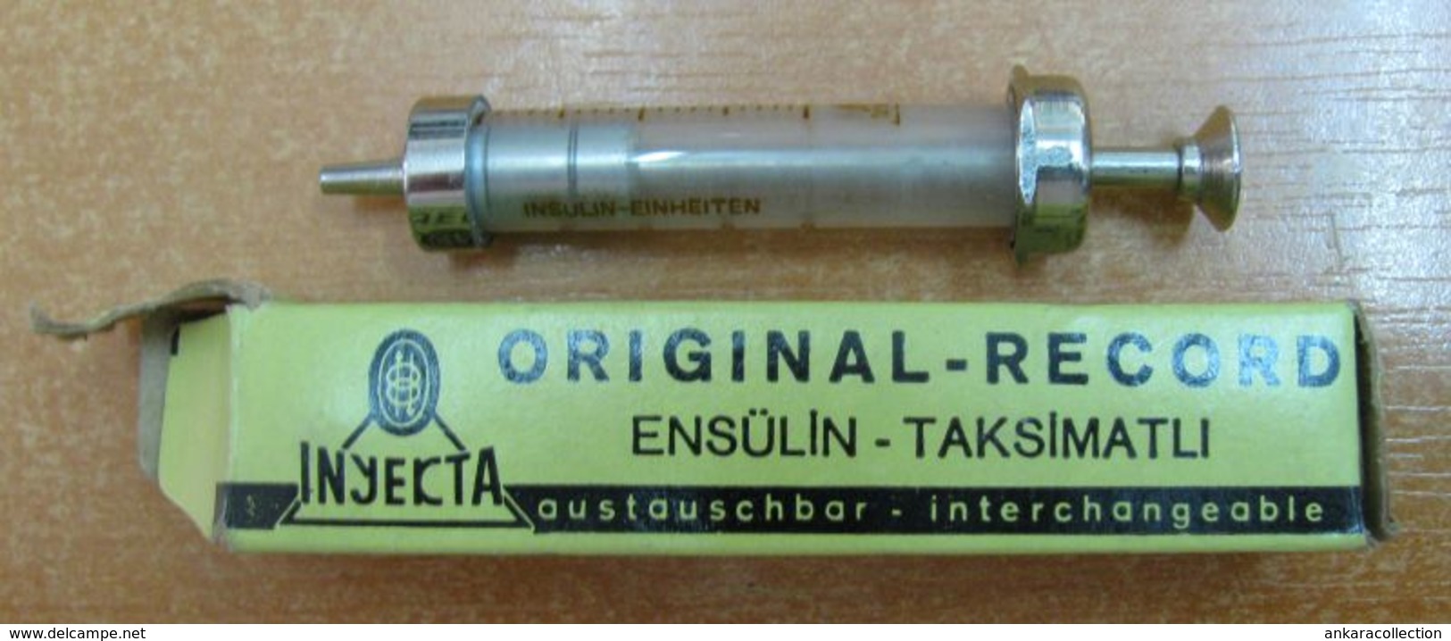 AC - INYEKTA VINTAGE INJECTION SYRINGE NEVER USED IN ITS BOX FOR COLLECTION MEDICINE - Medical & Dental Equipment