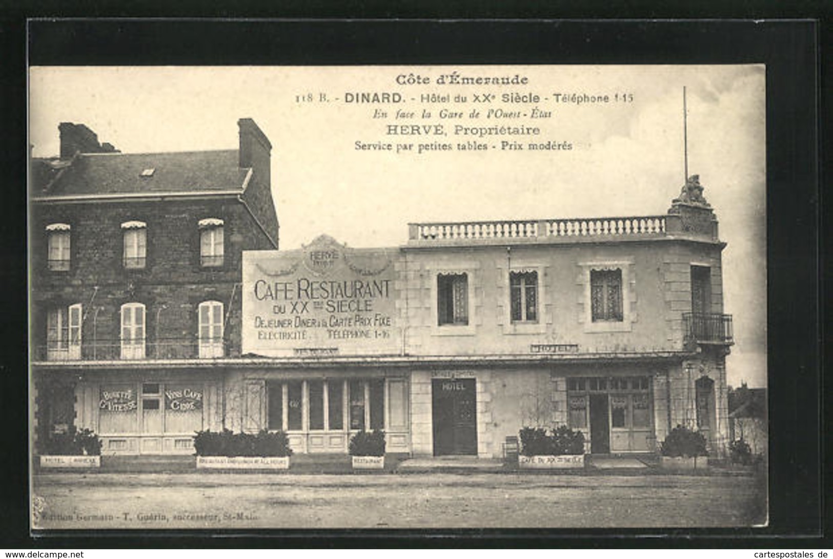 CPA Dinard, Hotel Du XX. Siecle - Dinard