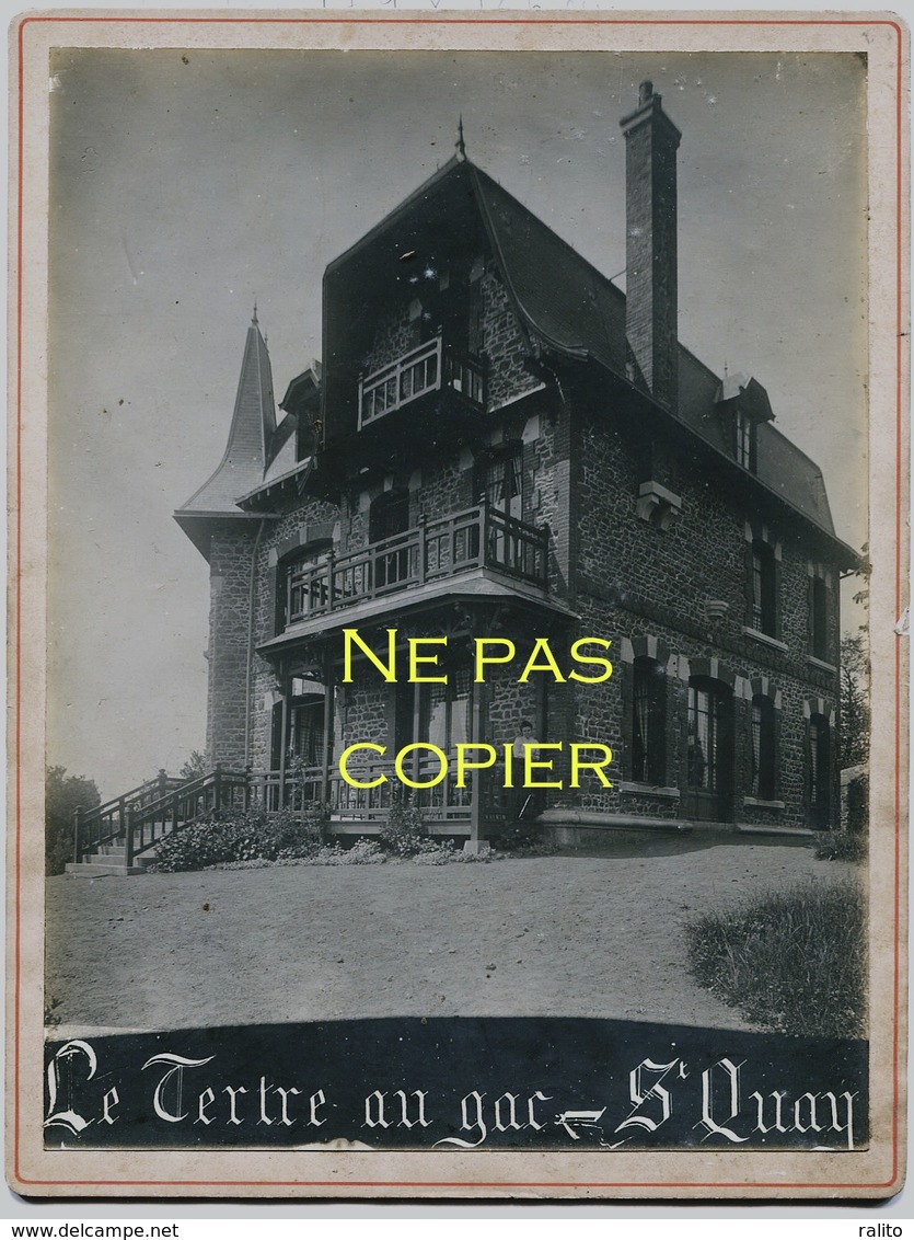 SAINT QUAY PORTRIEUX 1911 Le Tertre Au Gac Côtes-d'Armor 22 Bretagne 2 Grandes Photos éolienne - Lieux