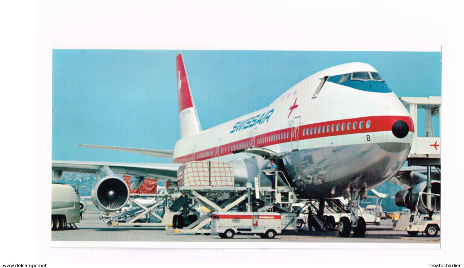 Swissair.Boeing 747 B.Format: 13 X 25 Cm - 1946-....: Ere Moderne