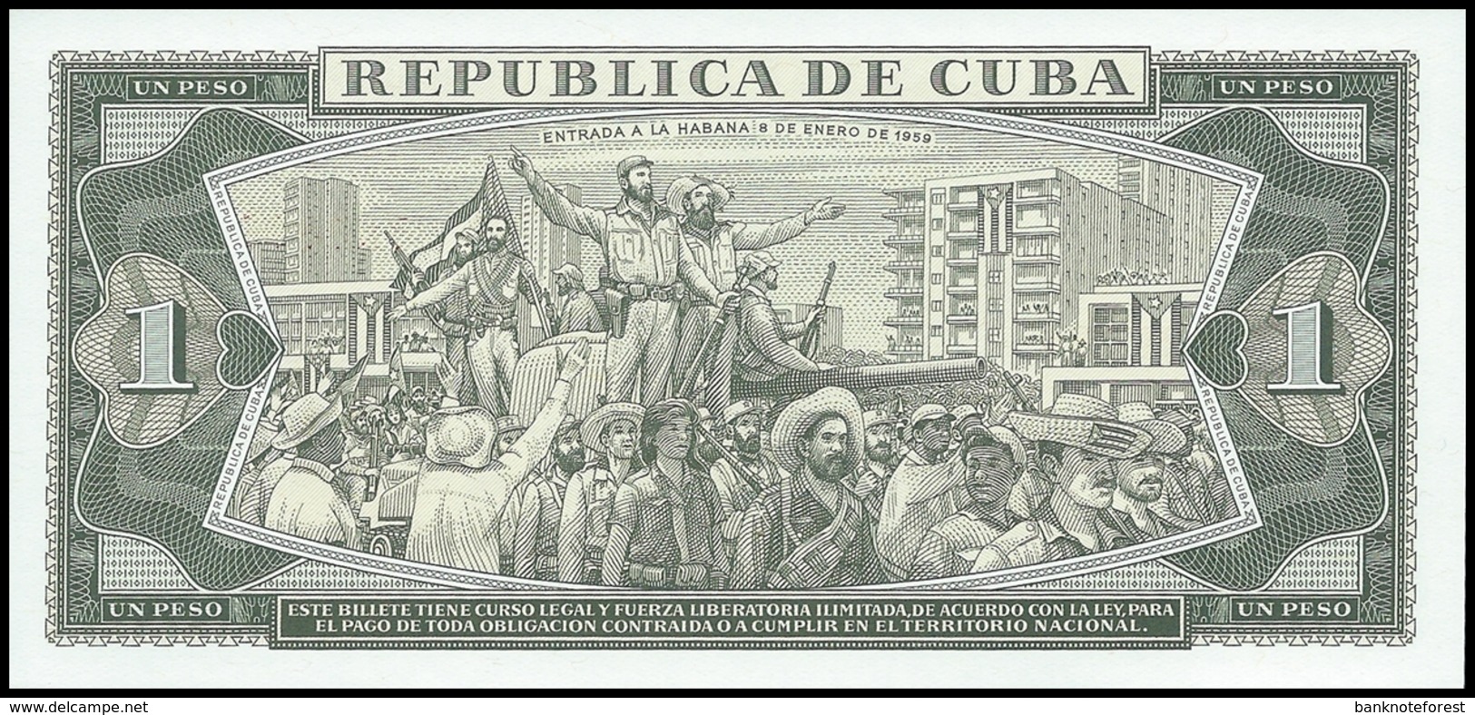 Cuba | 1 Peso | 1988 | P.102d | UNC - Cuba