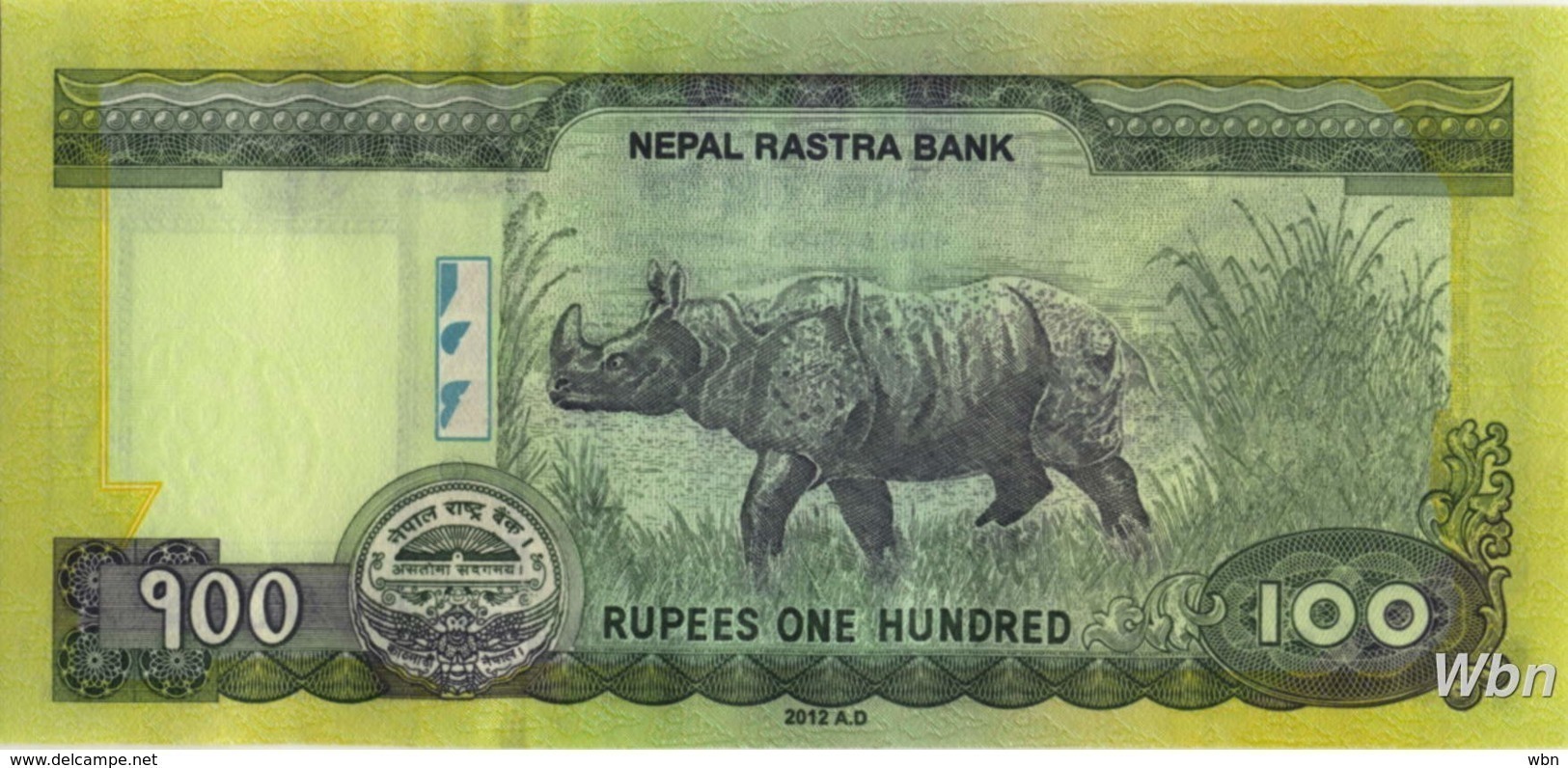 Nepal 100 Rupee (P73) 2012 -UNC- - Népal