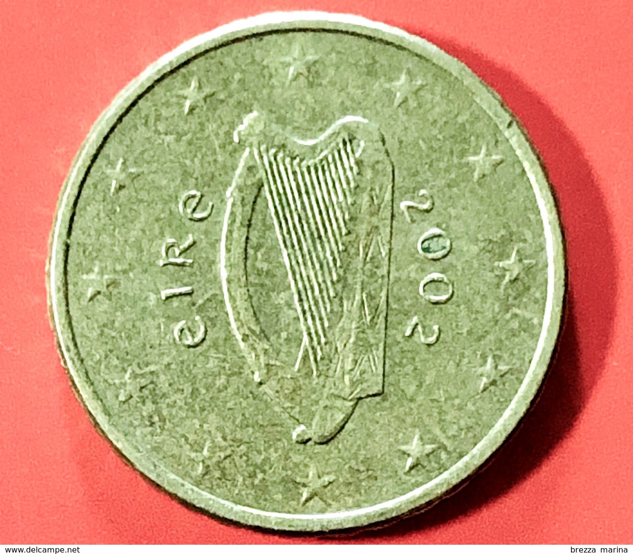 IRLANDA - 2002 - Moneta - Arpa Celtica - Euro - 0.10 - Irlanda