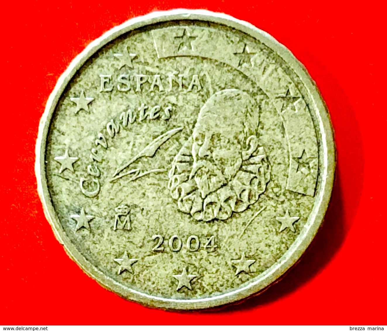 SPAGNA - 2004 - Moneta - Ritratto Di Miguel De Cervantes - Euro - 0.10 - Malta