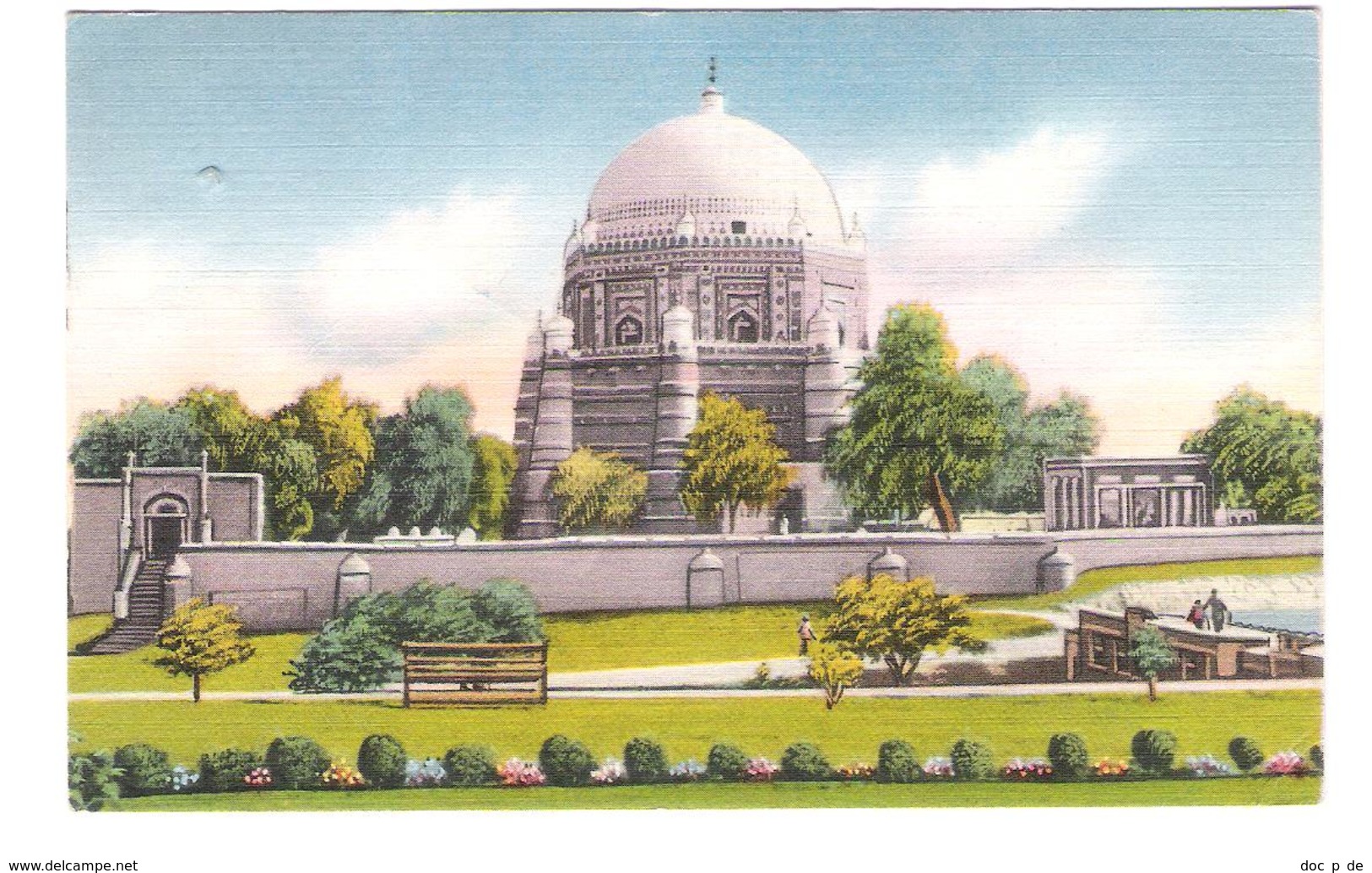 Pakistan - Tomb Of Rukin Alam Shah At Multan - Old Card With Stamp - Pakistan